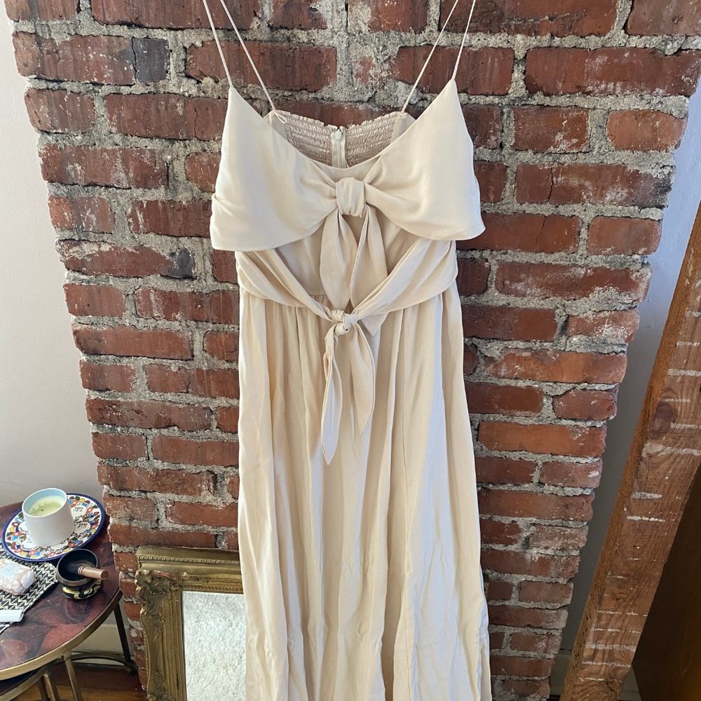 Reformation Carrara Silk Wedding Dress - Picture 9 of 12